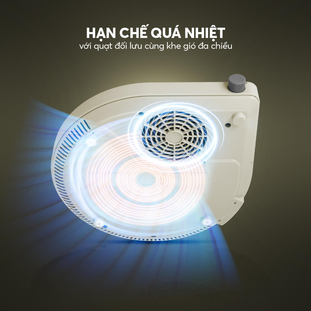 Bếp Điện Từ Đơn Elmich ICE-8878 1800W, Hàng Chính Hãng, Mặt Kính Ceramic - JoyMall