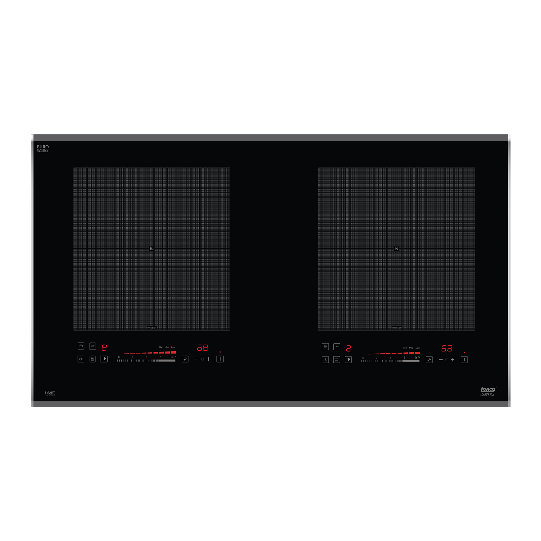 Bếp từ đôi LORCA LCI 806 PLUS - Hàng chính hãng công nghệ Inverter cao cấp nhập khẩu