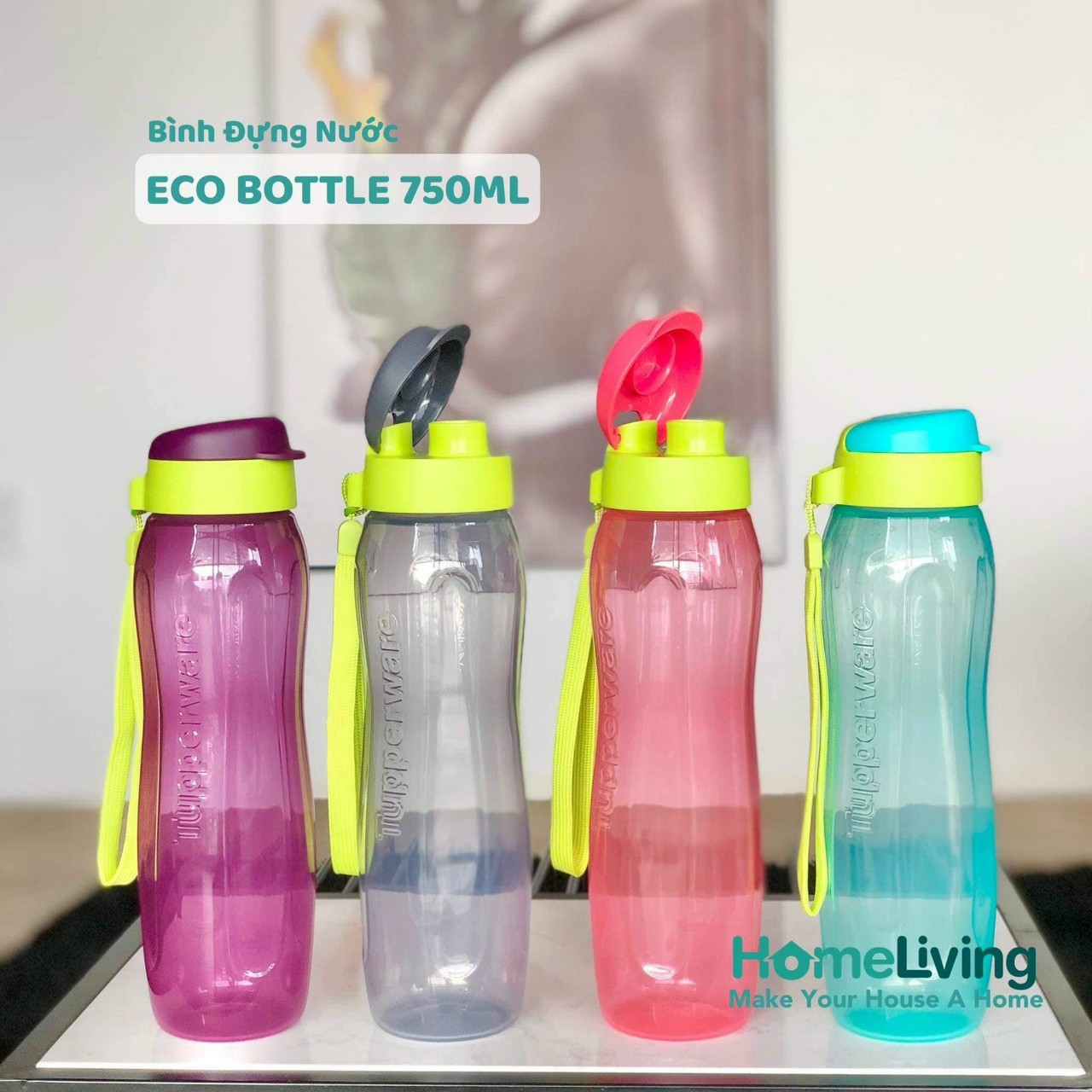 Bình Nước Tupperware Eco Gen II 750ml