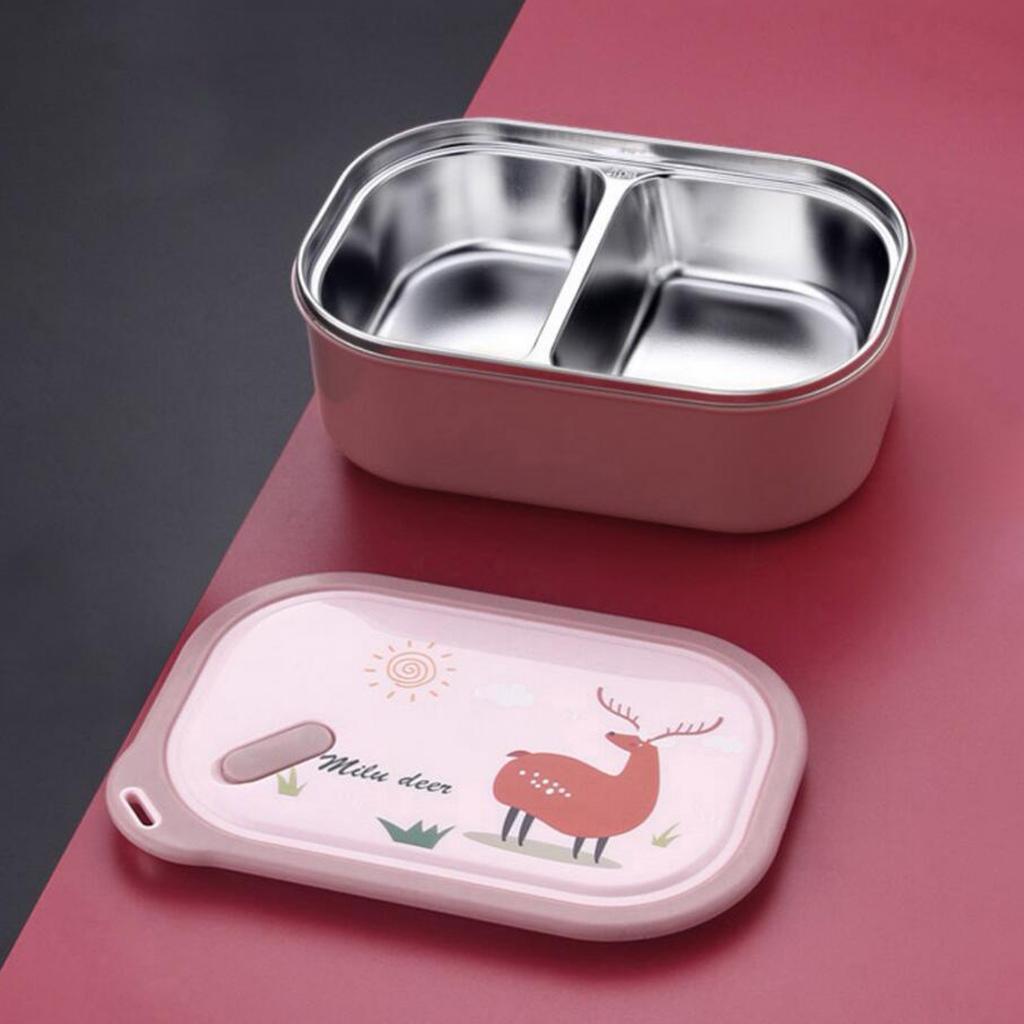 Insulated Lunch Box Portable Leak Proof Bento Box for School Travel Children