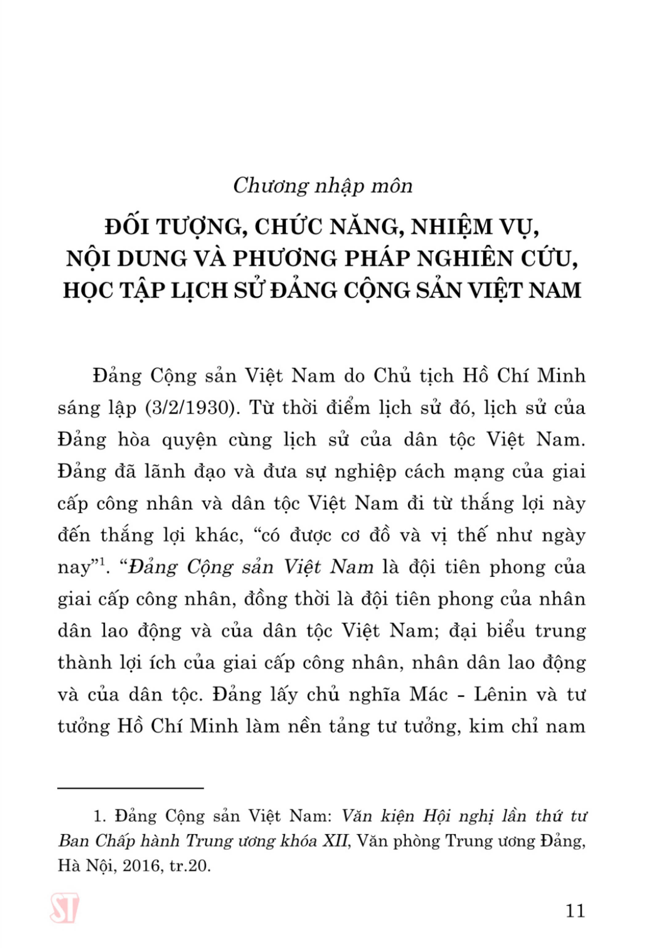 Giáo trình Lịch sử Đảng Cộng sản Việt Nam (Dành cho bậc đại học hệ không chuyên lý luận chính trị)- bản in năm 2024