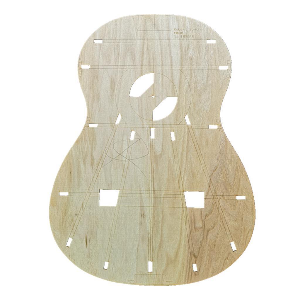 Wooden Guitar Body Template 2mm thick for Robert  Classical Guitar