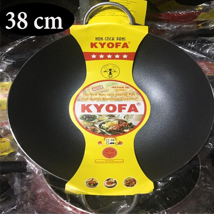 Chảo chống dính sâu lòng 2 quai 38 cm. Chảo lớn 38 cm chống dính cao cấp hàng công ty