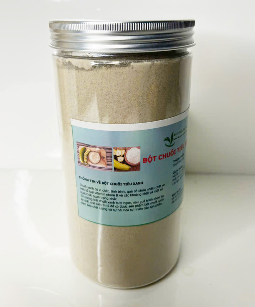 Bột chuối tiêu xanh (Bột chuối tiêu) - Sản phẩm tự nhiên