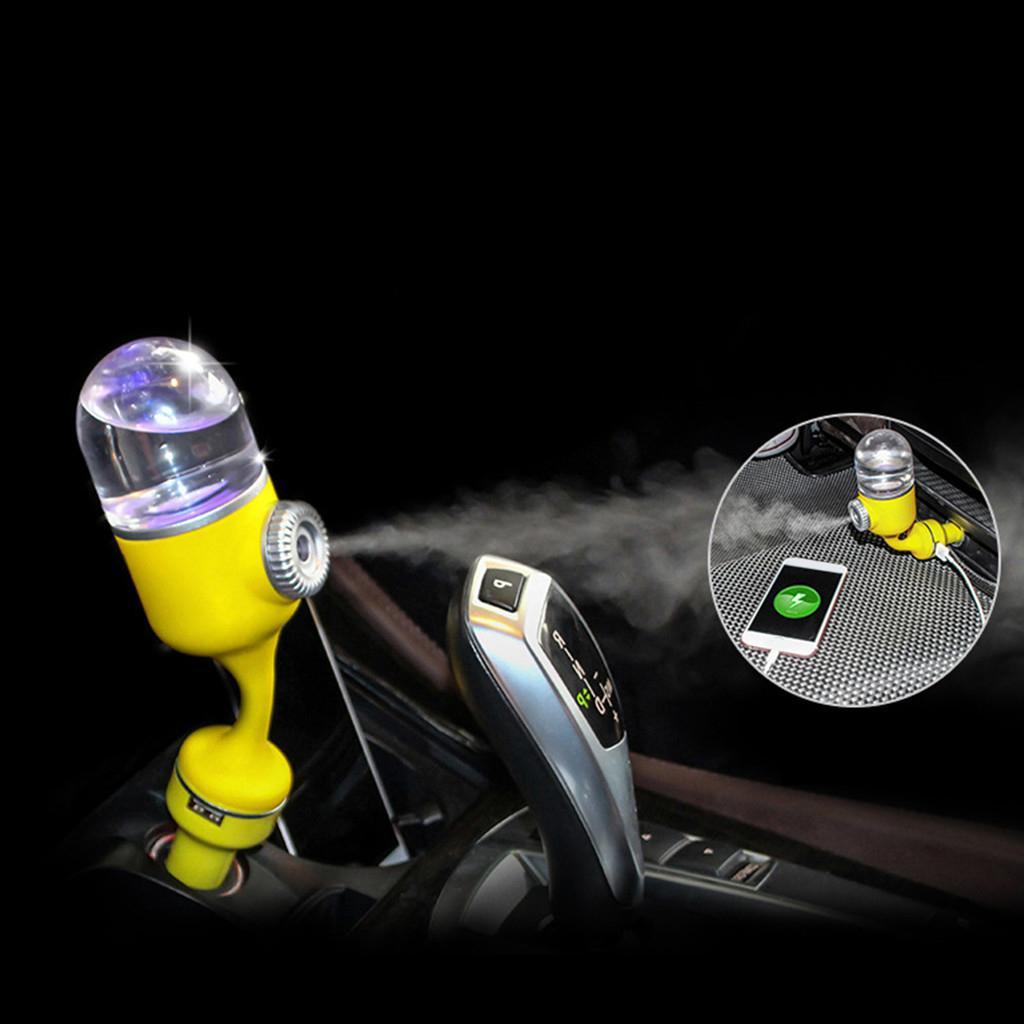 Portable Car Mini Humidifier Air Diffuser Purifier Aroma w/ USB