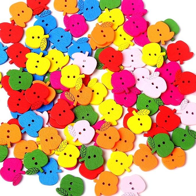 Cúc áo nhiều hình dạng khác nhau làm đồ handmade