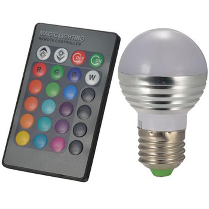 Đèn Tròn Led nhiều màu SH79 điều khiển từ xa nhiều chế độ SUNHA dùng trong phòng ngủ nhiều màu MBS 5339