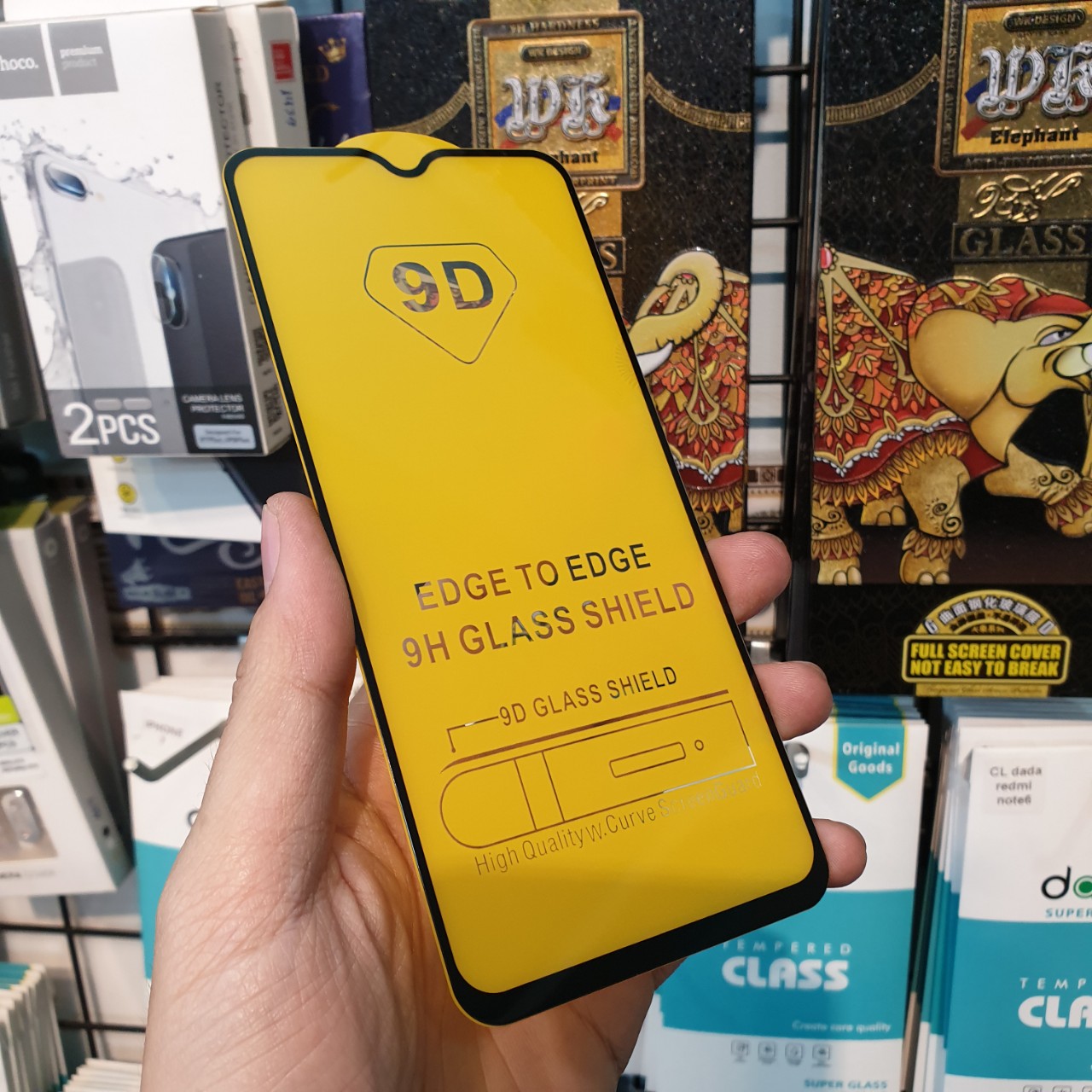 Kính cường lực 9D full màn hình cho Xiaomi Redmi Note 8