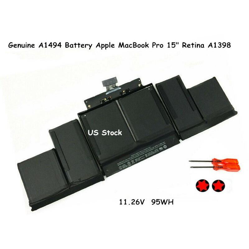 Pin Dùng Cho Laptop Apple MacBook Pro 15" Retina A1494 A1398 (Late 2013 mid2014)