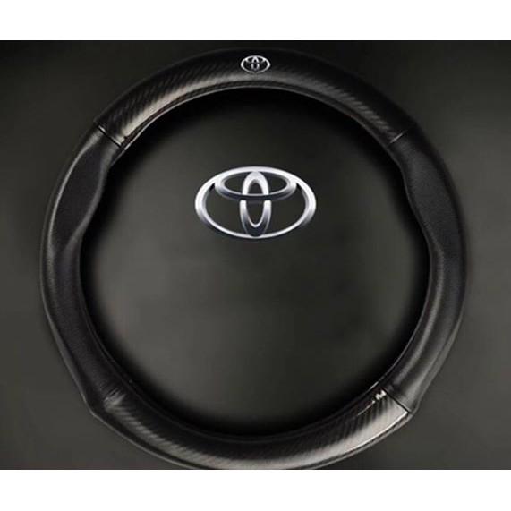 Bọc Vô Lăng Vân Carbon Dành Cho Xe Toyota