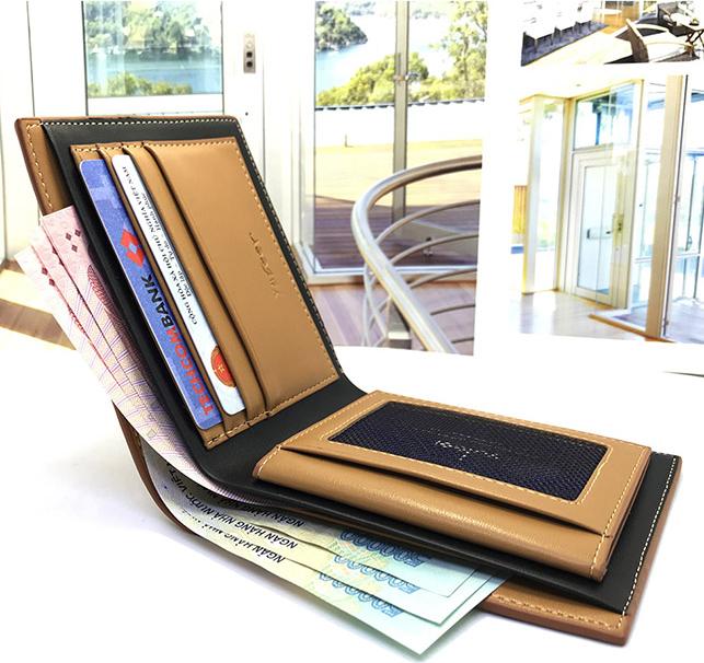 Ví da nam thời trang full hộp đựng
