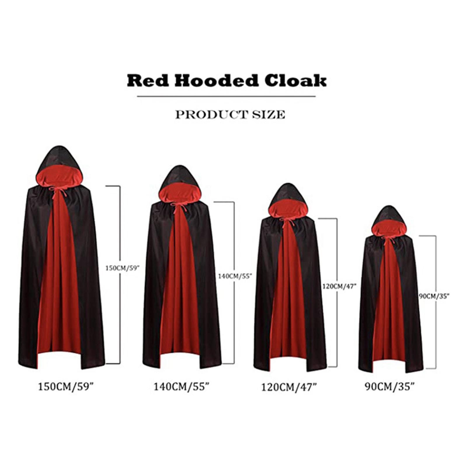 Halloween Hooded Cloak Halloween Cosplay Costume for Fancy Dress Cosplay Men