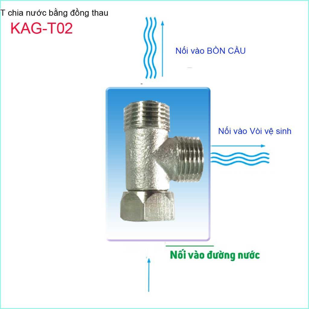 T chia nước bồn cầu TNG, T thau KAG-T02