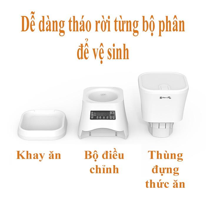 Máy cho mèo chó ăn tự động 11L, máy ăn tự động chó mèo thú cưng chăm sóc pet