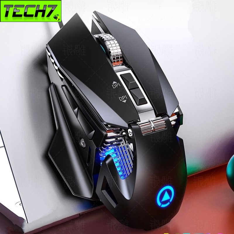 Chuột cơ gaming led RGB 7200DPI G10 mechanical Gaming mouse Esport cho máy tính laptop