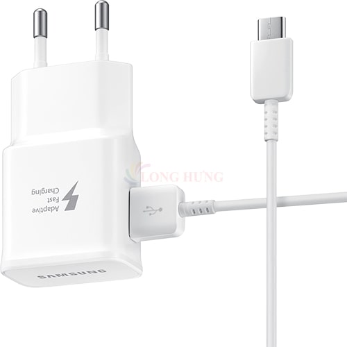 Combo cốc sạc Samsung Travel Adapter PD15W 1USB + Cáp USB Type-C 1.5m EP-TA20EWECGWW - Hàng chính hãng