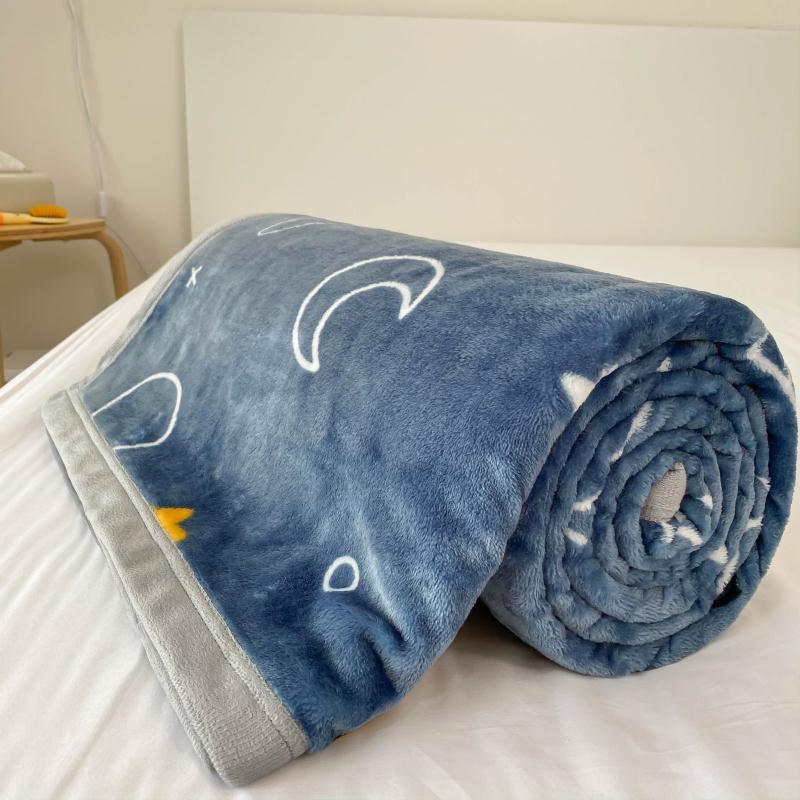 Chăn lông tuyết, chăn nhung tuyết sữa thu đông 1 lớp, mền lông tuyết size 2mx2m2