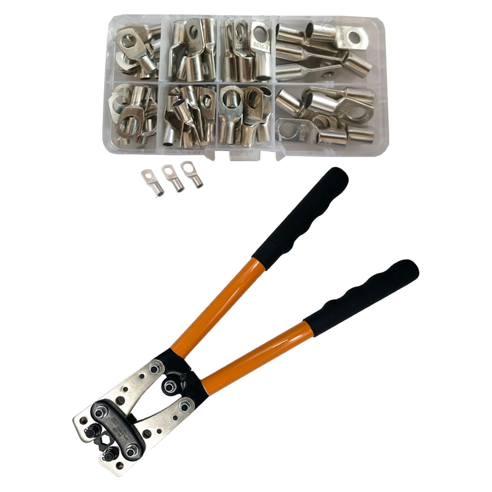 Cable Crimping Plier with Cable Lugs Wire Rope Crimping Tool Crimper Tool for 6~50mm2