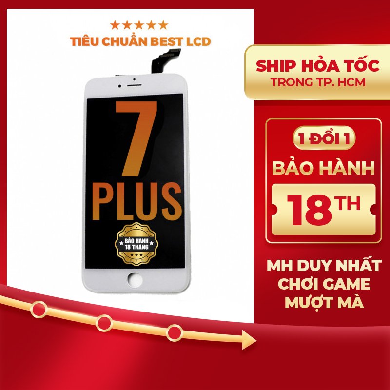 Màn hình Dura Best cho iPhone 7 Plus hàng chính hãng (BH 18 tháng ráp máy 1 đổi 1)