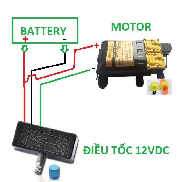 Điều tốc 12v - Chiết áp điều chỉnh tốc độ motor 775,895,885