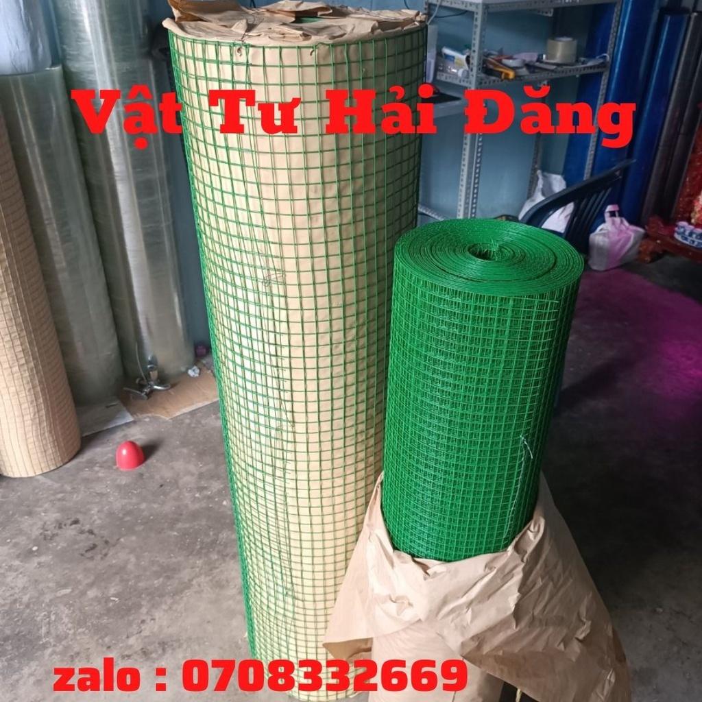 lưới sắt bọc nhựa ( khổ cao 1m và 1,2m - ô vuông 1cm-2cm),lưới sắt bọc nhựa màu xanh,lưới quây vườn