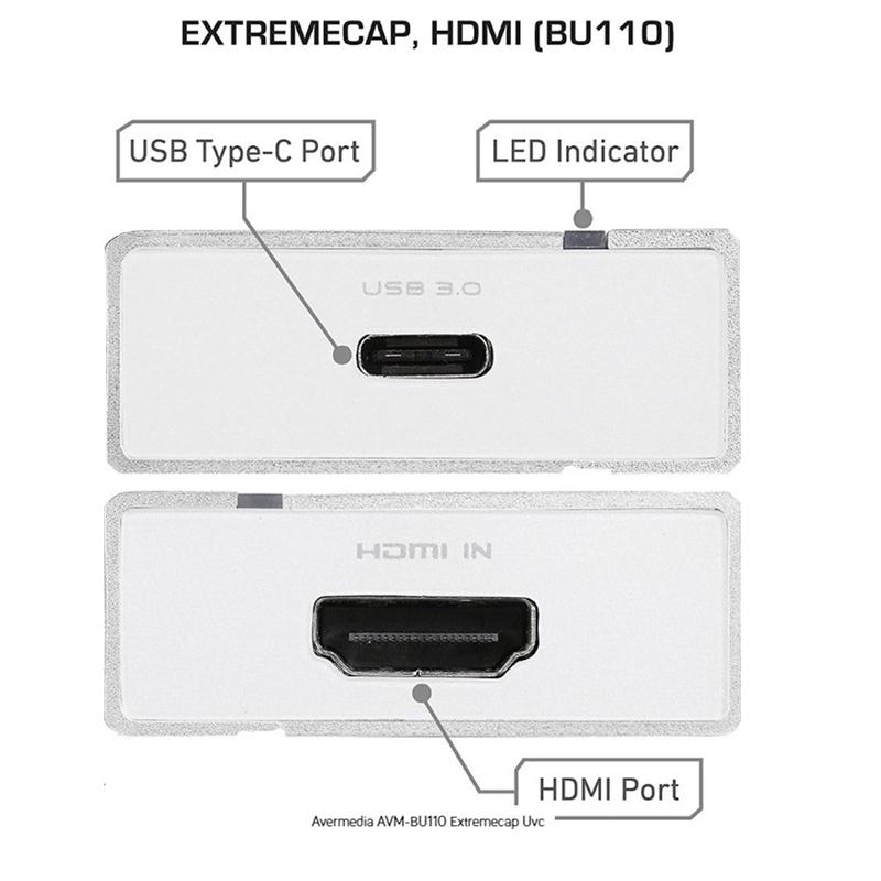 Thiết Bị Ghi Hình livestream Avermedia BU110 Extremecap UCV- hàng chính hãng