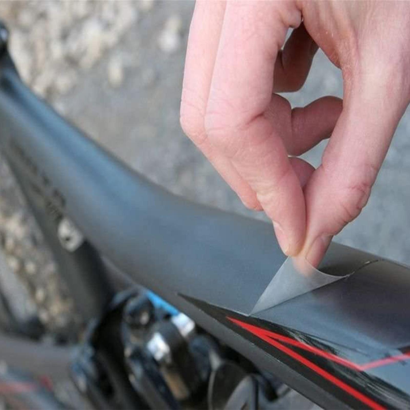 6-10pack Transparent Bike    Sticker Tape Chainstay