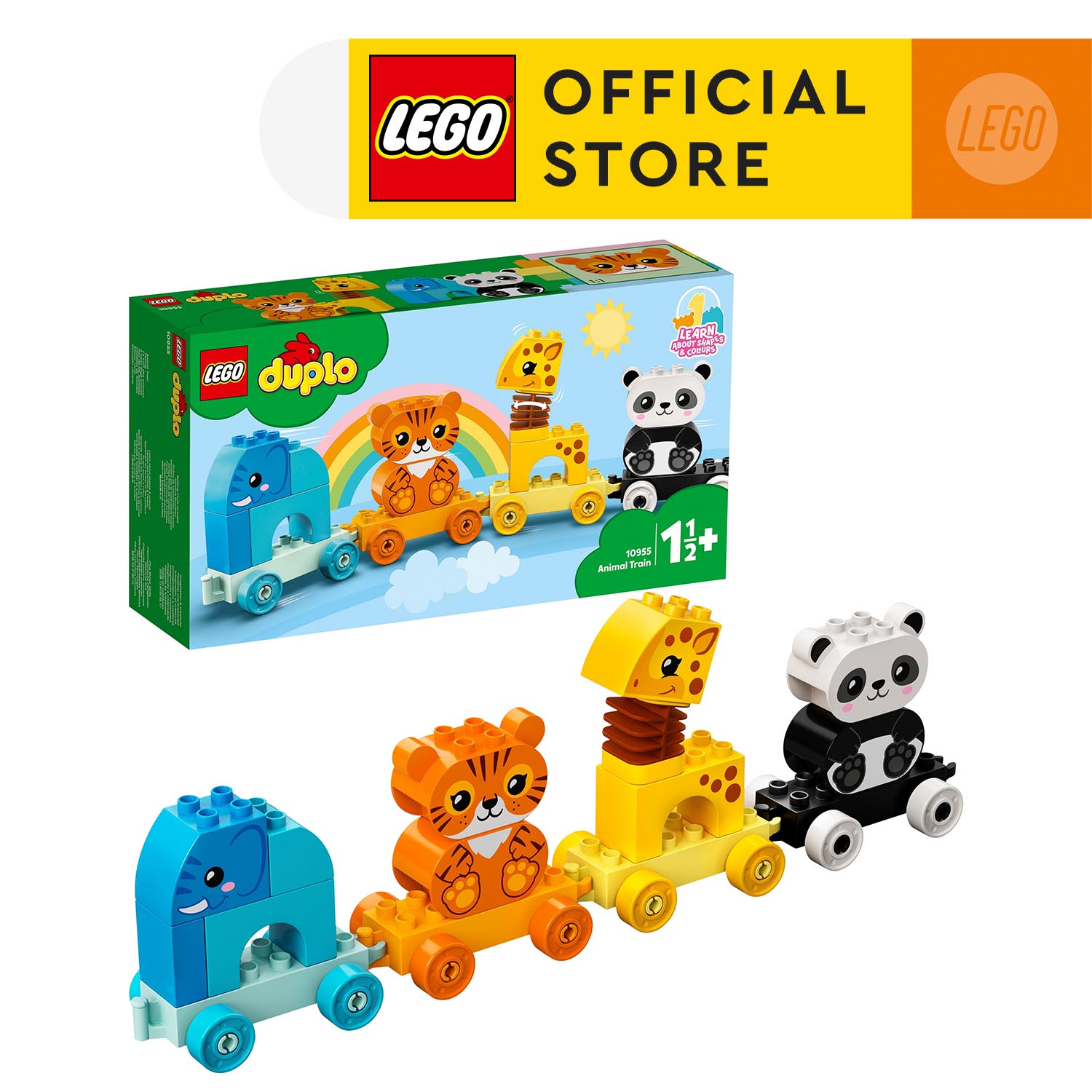 Đồ chơi LEGO DUPLO Chuyến Tàu Động Vật Đáng Yêu 10955