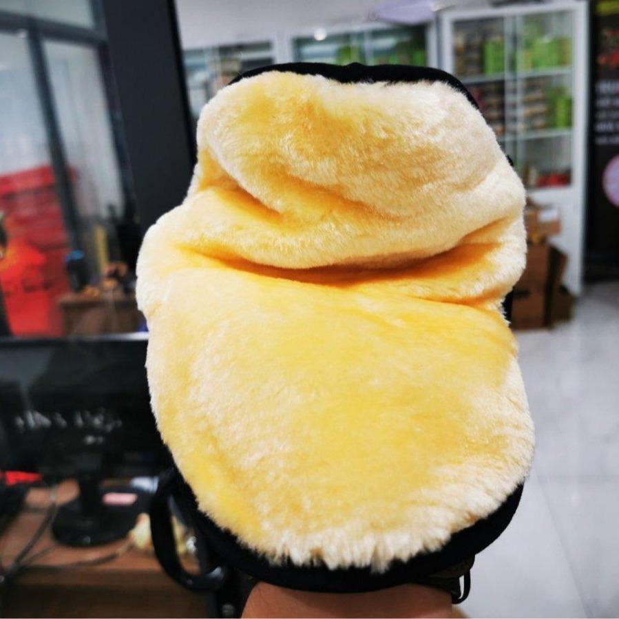 Găng Tay Rửa Xe Lông Cừu Mềm Mịn 23x15cm