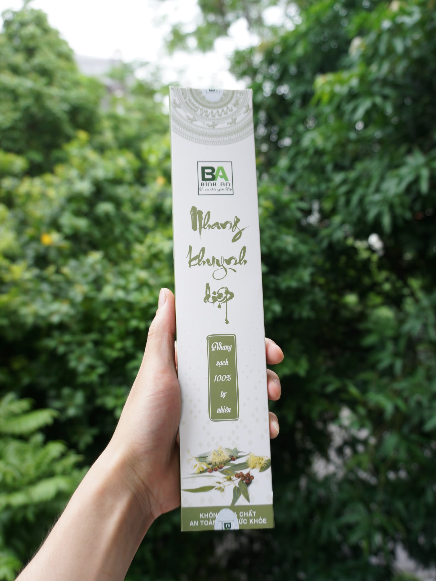 Combo 3 hộp Nhang Sạch Thảo Mộc Bình An -Nhang Sạch 100% Không Hóa Chất - Mỗi hộp 50 nén