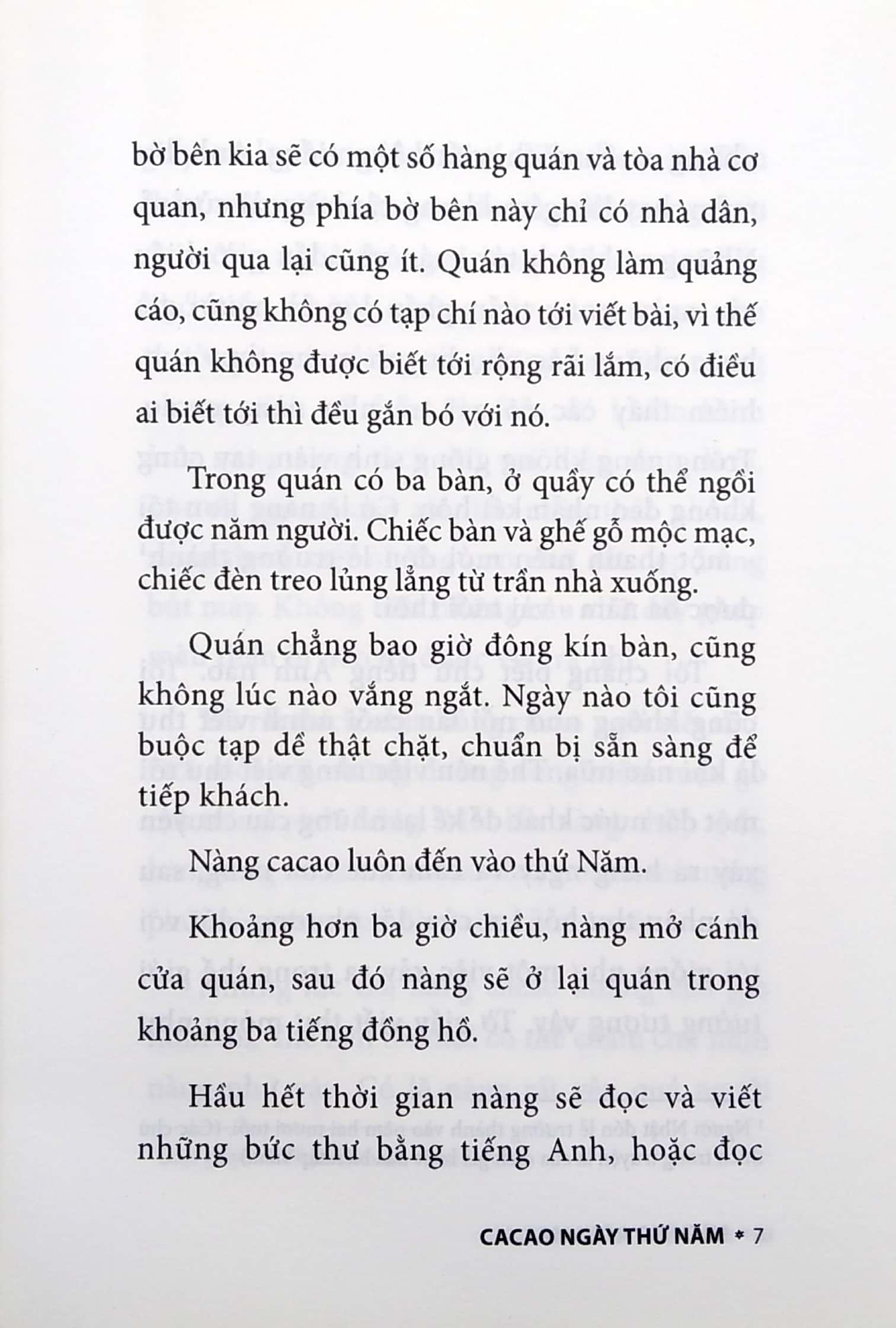 Cacao Ngày Thứ Năm