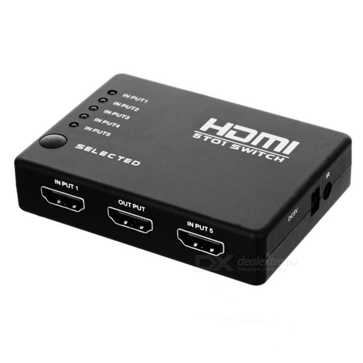 Switch HDMI 5 vào 1 ra không dùng nguồn - Hồ Phạm
