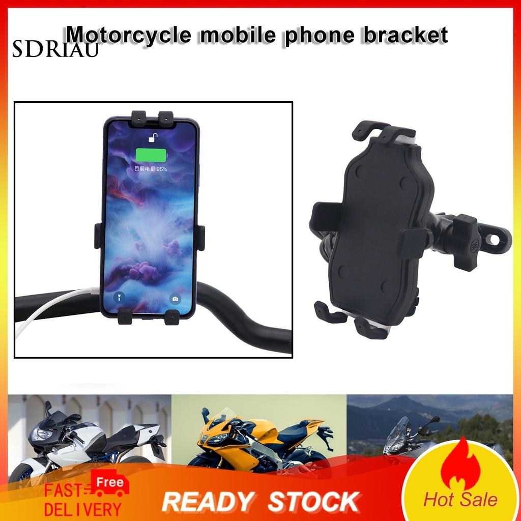 Giá Đỡ Điện Thoại Di Động Xoay 360 Độ Gắn Tay Lái Xe Máy