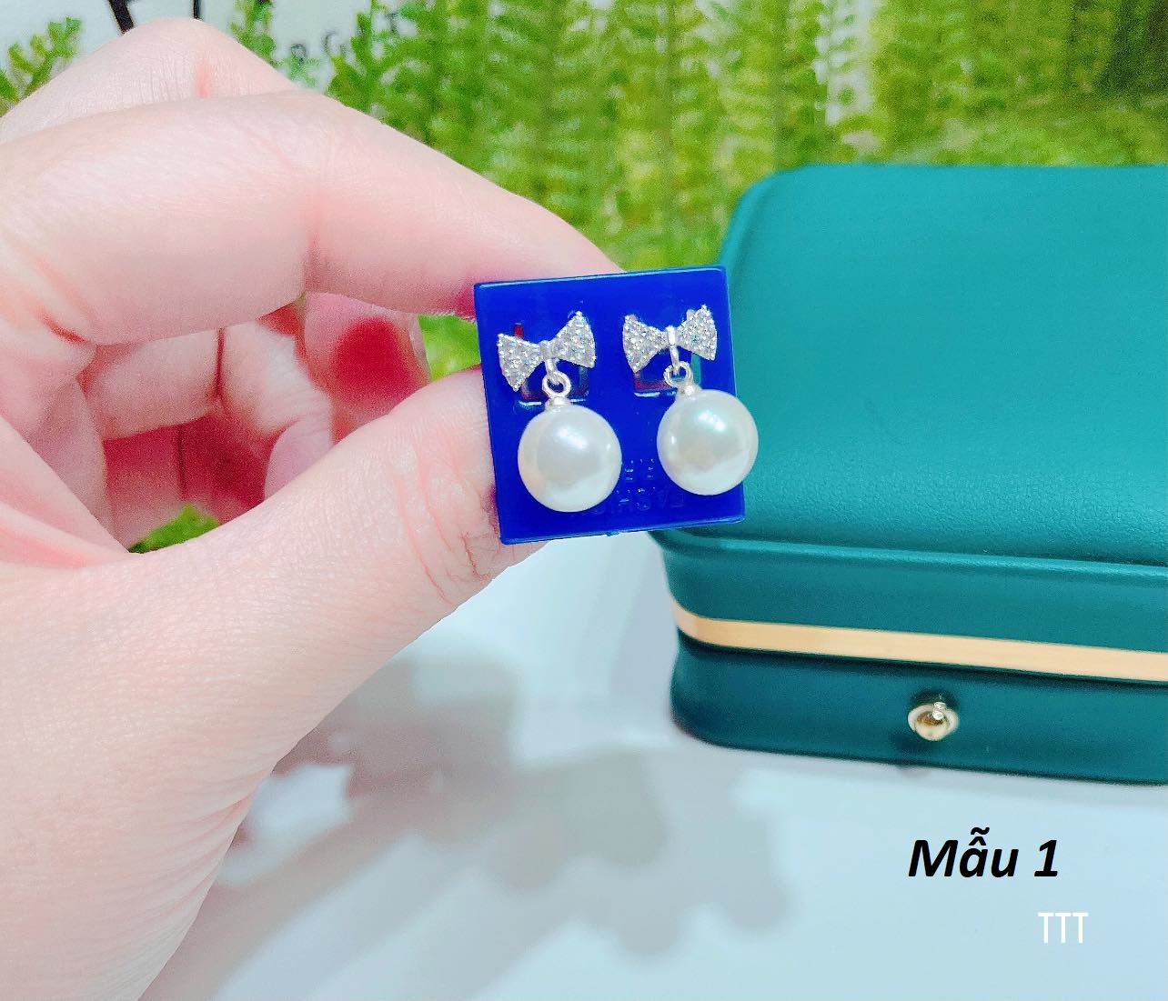 Bông tai bạc hình nơ trai chất liệu bạc s925 MS04n