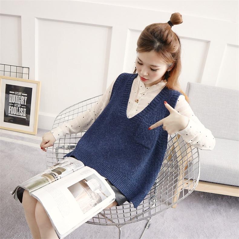Áo ghile len form rộng dáng lửng trẻ trung, thời trang phong cách trẻ