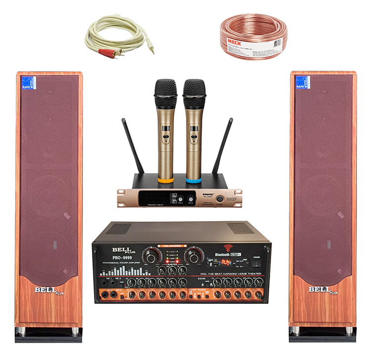 Bộ dàn karaoke gia đình BellPlus PA - 335S (hàng chính hãng)