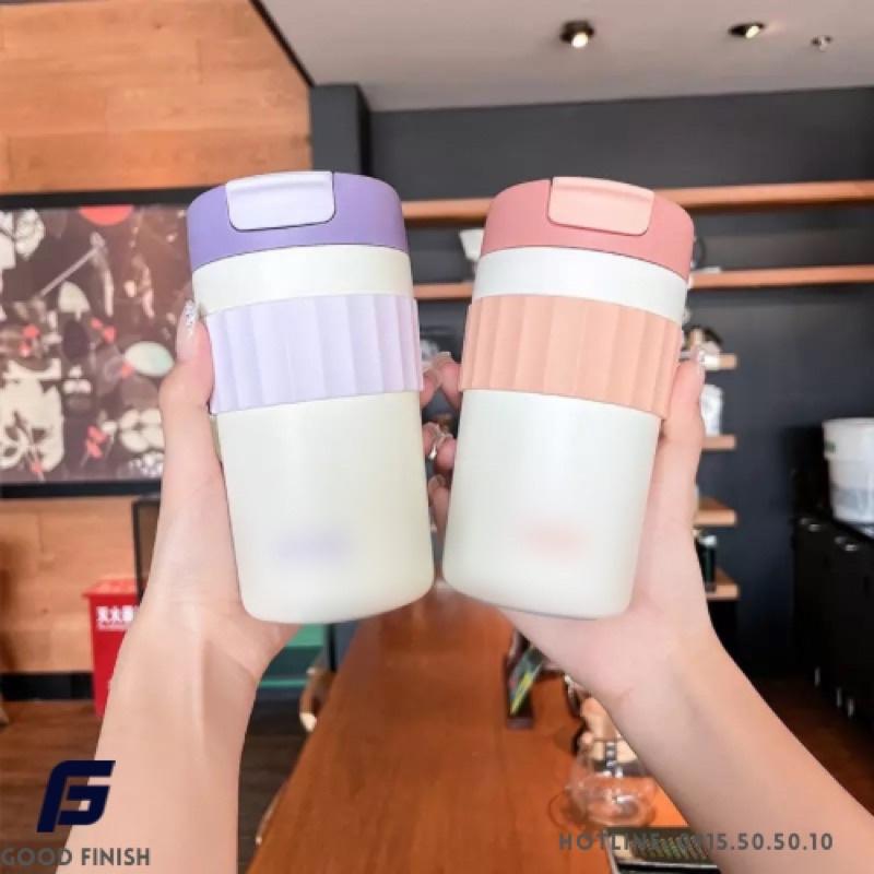 Bình/Cốc giữ nhiệt cao cấp Yes_Water  GF, inox 304, chống tràn, ly uống cafe, đựng nước, lạnh, nóng 6 - 8 tiếng