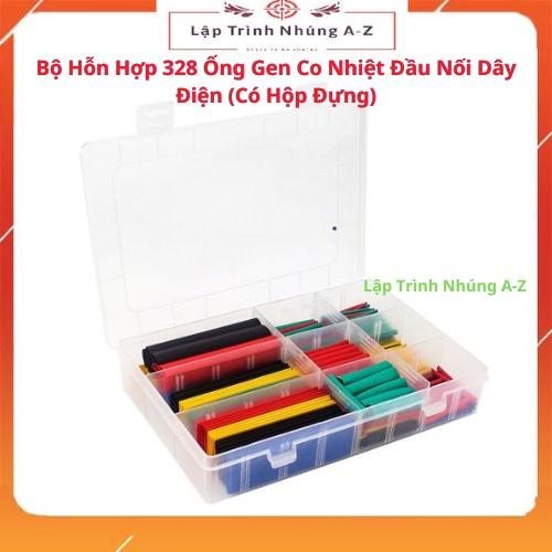 [Lập Trình Nhúng A-Z] Bộ Hỗn Hợp 328 Ống Gen Co Nhiệt Đầu Nối Dây Điện (Có Hộp Đựng)