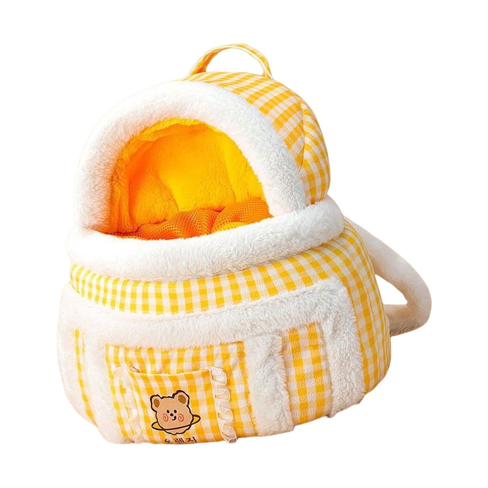 Portable Cat Carrier Bag Backpack Breathable Pet Cage Warm for Walking