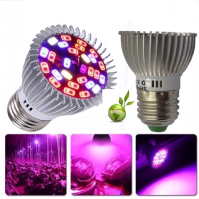 Đèn led kích thích cây trồng phát triển quang phổ đầy đủ 28W đui đèn E27