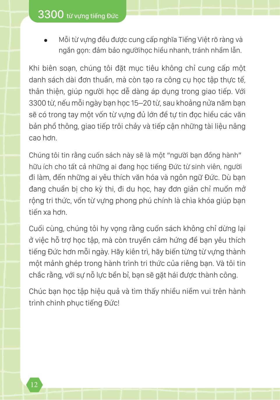 Sách - 3300 Từ Vựng Tiếng Đức Thông Dụng Theo Chủ Đề Dành Cho Người Mới Bắt Đầu