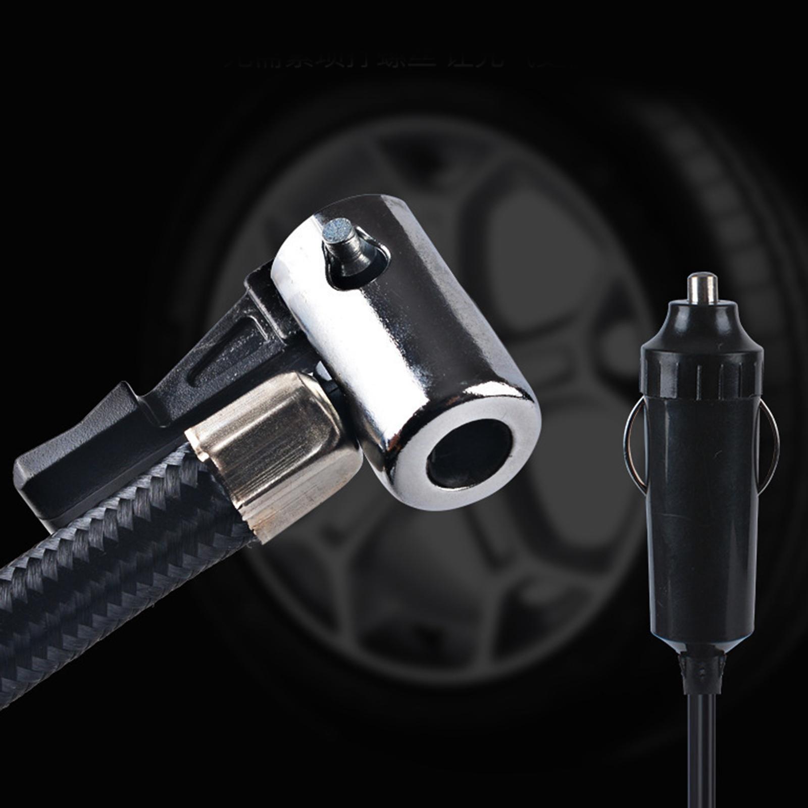 Portable Air Pump Car Electric Tire Inflator Compressor 19 Cylinder Pointer