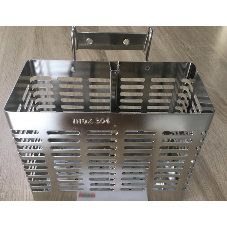 Ống đũa hai ngăn inox 304 loại đẹp làm thủ công rất sắc sảo, hàng chính hãng