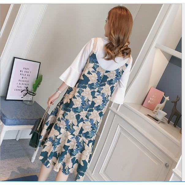 ĐẦM BẦU VÁY BẦU CÔNG SỞ YẾM BÔNG XANH