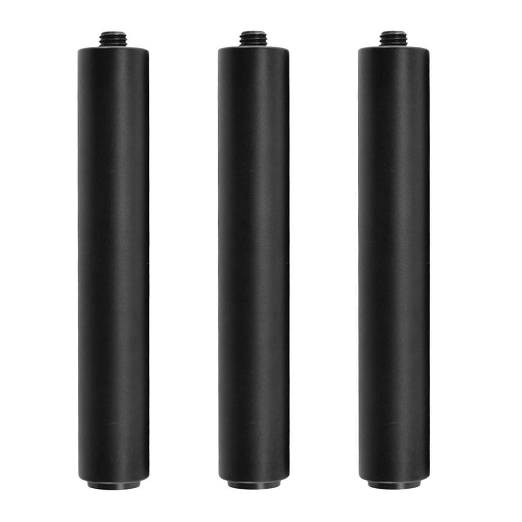 3x Professional Aluminum Cue Extension Extender for Mezz Billiards