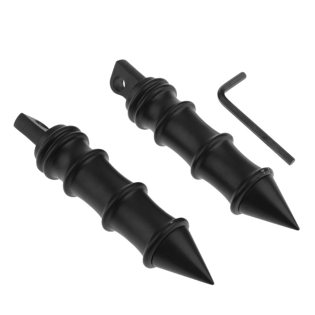 2x Motorcycle Pedals  Foot Pegs Bracket for  Universal