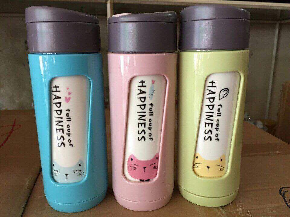 Bình giữ nhiệt 500ml happiness