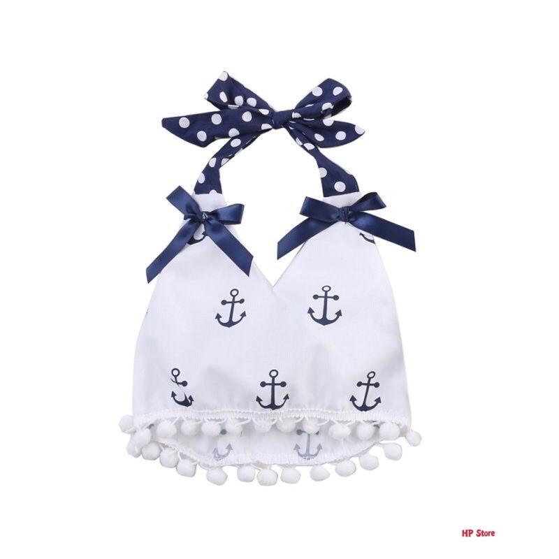 Bộ Áo Quần 1-3 Tuổi Tặng Băng Đô Turban Đồ Bơi Chấm Bi Dễ Thương Bé Gái Nhập Khẩu