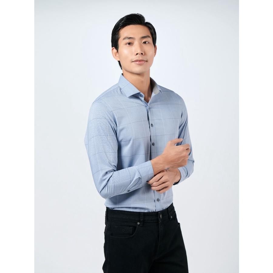Áo Sơ mi Owen nam dài tay dáng Slimfit sợi Sồi mềm mịn mát Mã AS220793D