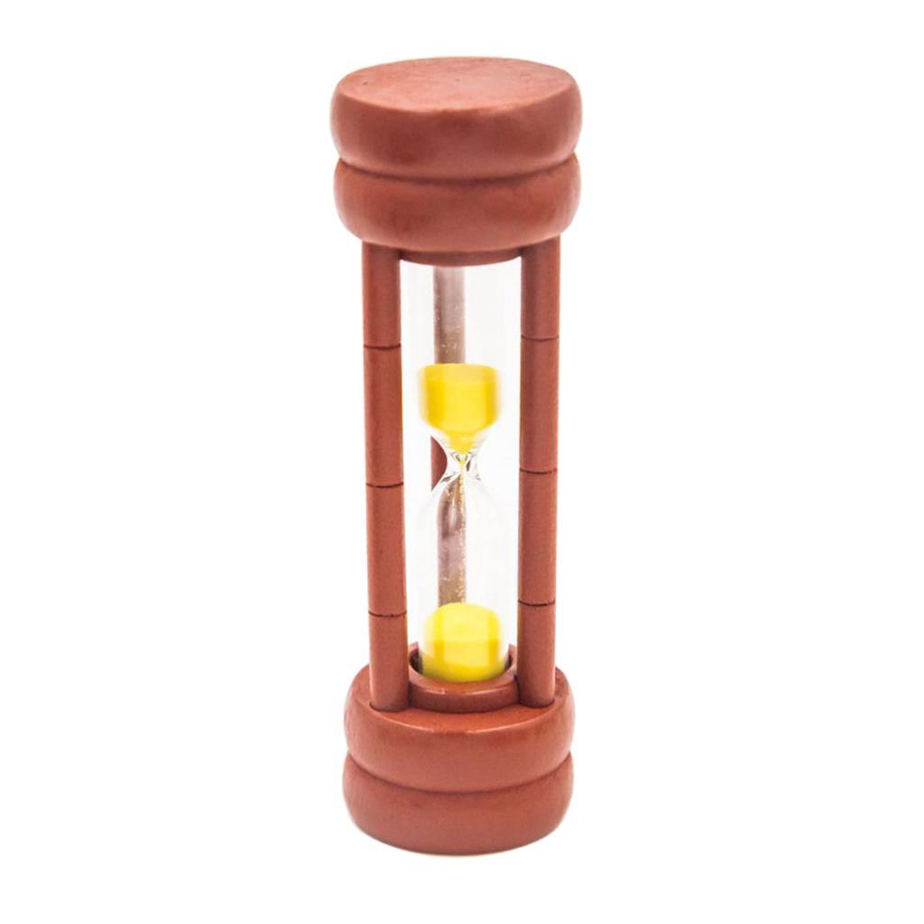Sand Clock Hourglass Timer for Kitchen Yoga Kid Game -Yellow Sand
